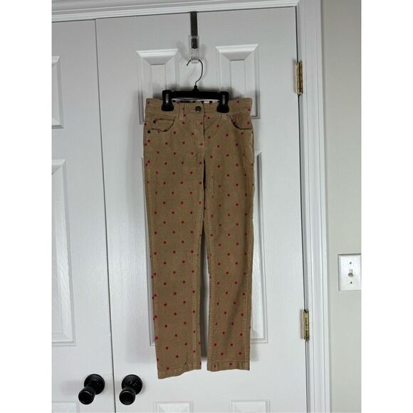Mini Boden Brown Dot Girls Cord Pants Size 10y - Picture 1 of 3